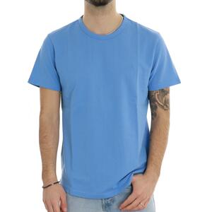 T-SHIRT PIQUET PETROLIO